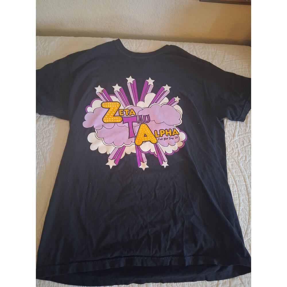 Zeta Tau Alpha bid day t-shirt Size M